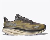 Mens Clifton 9 GTX Trainers - Gravel/Eggshell - Grey; UK 8 image