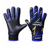 Vision Gaelic Gloves - Black/Amber/Blue - Black; Sz 8