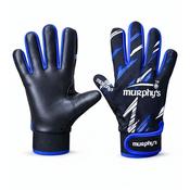 Vision Gaelic Gloves - Black/White/Blue - Black; SZ 10