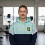Donegal GAA Sedona Tech Hoodie - Ladies - Marine/Green/Purple - Navy; SZ 12