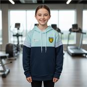 Donegal GAA Sedona Tech Hoodie- Girls - Marine/Green/Purple - Navy; Age 10/11