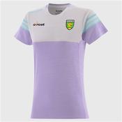 Donegal GAA Sedona T-Shirt - Ladies - Purple/White/Green - Purple; Sz 8 image