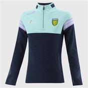 Donegal Sedona Brushed HZ Top - Girls - Marine/Green/Purple - Navy; Age 13/14 image