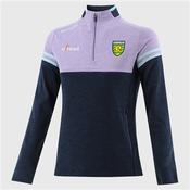 Donegal GAA Sedona Brushed HZ Top - Girls - Marine/Purple/Green - Navy; Age 13/14 image