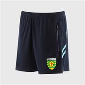 Donegal Sedona Training Shorts - Girls - Marine/Green/Purple - Navy; Age 13/14 image