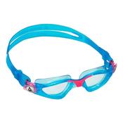 Kayenne Junior Goggles Clear Lens - Turquiose/Pink - Blue; O/S image