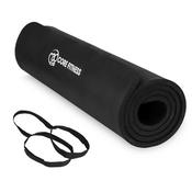 Core Fitness Mat - 10mm - Black - Black; O/S