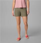Womens Leslie Falls Hiking Shorts II - Stone Green - Green; SZ 10