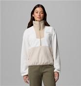 Womens Sequoia Grove Half Zip Fleece - Sea Salt - White; M image