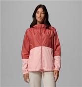 Womens Flash Forward II Windbreaker - Washed Red - Red; S image