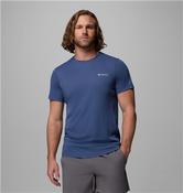 Mens Zero Rules Light Technical T-Shirt - Dark Mountain - Blue; L image