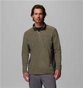 Mens Klamath Range II Half Zip Top - Stone Green - Green; M image