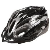 Crankster Cycle Helmet - L/XL - White/Black - Black; O/S image