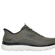 Mens Slip-Ins Summits - Leyter Shoes - Olive/Black - Green; 10.5 image