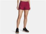 Womens Tech Play Up 2In1 Shorts - Claret / Ox Blood - Red; L