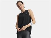 Womens Tech Tank Solid - Black - Black; L image