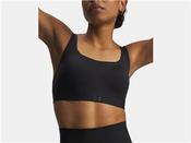 Womens Motion High Sports Bra - Black - Black; S image
