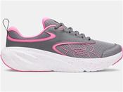 UA Surge 5 GS Trainers - Girls - Grey/Pink - Grey; UK 3 image