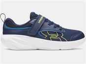 UA Surge 5 PS Trainers - Boys - Academy Blue - Navy; UK 10