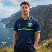 Donegal Polo Shirt - Navy - Navy; S image