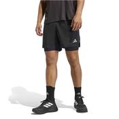 Mens Run Essential 2In1 Shorts - Black - Black; S