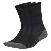 Essentials Climacool Crew Socks 3 Pk - Black/Grey - Black; SZ 2-3.5