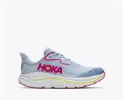 Clifton 10 Trainers (GS) - Kids - Overcast / Neon Dragonfruit - Grey; 6