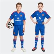 Manchester Utd Away Shorts 26/27 - Kids - Royal - Blue; Age 15/16 image