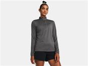 Womens Tech 1/2 Zip Top - Grey - Grey; L