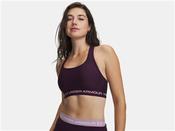 Womens Cross Back Mid Bra - Purple Echo - Purple; S