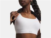 Womens Motion High Sports Bra - White - White; S A-C