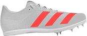 Allroundstar Junior Running Spikes - White/Solar Red - White; UK 3