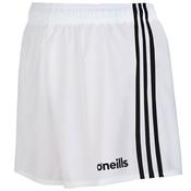 Mourne GAA Shorts - Adult - White/Black - White; 28 image