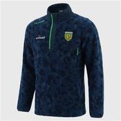 Donegal Imperium Fleece HZ Top - Marine/Green - Navy; S