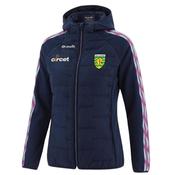 Donegal Imperium LW Padded Jkt - Girls - Marine/Green/Purple - Navy; Age 13/14