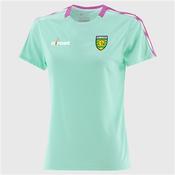 Donegal Imperium T-Shirt - Girls - Green/Purple/White - Green; Age 5/6