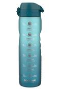 Quench 1000Ml Water Bottle - Teal Blue Motivator - Blue; O/S