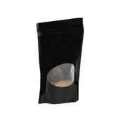 500g - Black Pouch With Window
