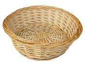 Small - Round Wicker Hamper Basket image