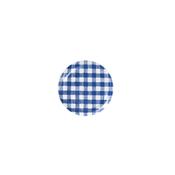 63mm- Navy Check Twist Off Caps