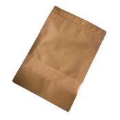 1kg Kraft Pouch with window
