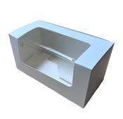 Plain log Box with Window - 8 x 4 x 4" image
