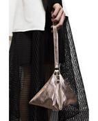 Pyramid bag Black hair on hide image