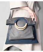 Mhaire Bag Berry and navy