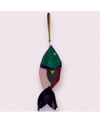 Tropical Funky fish Greens, reds, pinks, yellow