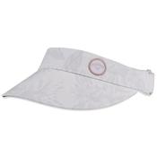 Callaway Ladies See The Break Adjustable Visor  - Red Plum Blossom
