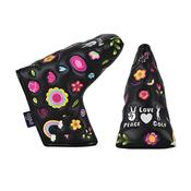 Peace, Love &amp; Golf Blade Putter Headcover image