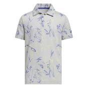 adidas Junior Climacool Mesh Printed Golf Polo image