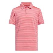 adidas Junior Climacool Stripped Golf Polo image