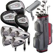 Wilson X31 Advantage 10-Piece Cart Bag Package Set - Ladies/Youth